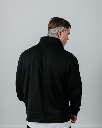 Horizon 1/4 zip | Black